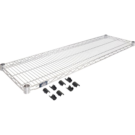 Nexel Chrome Wire Shelf 54inW x 14inD S1454C